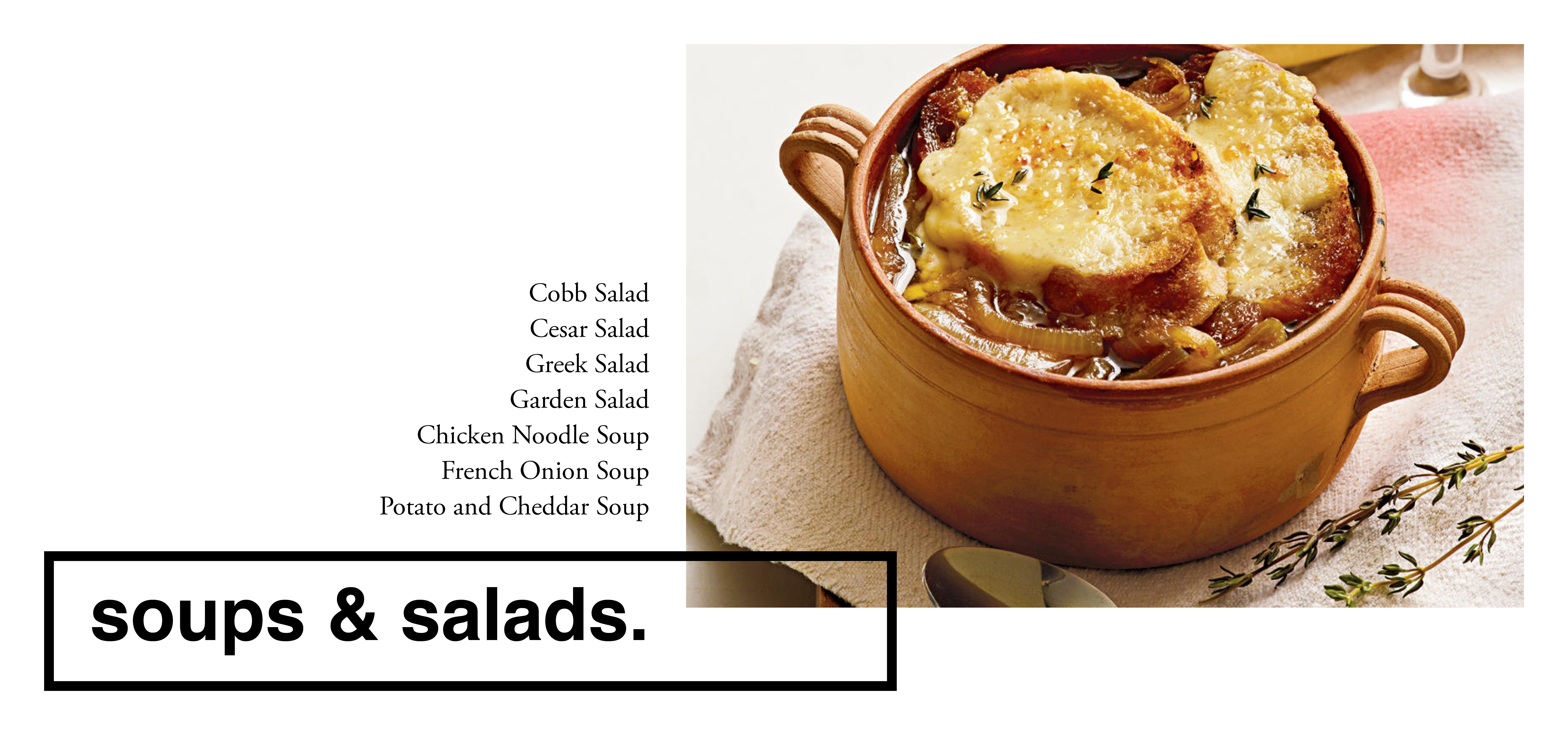 french onion soup.